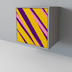 DREAMS COME TRUE Aparador de 1 Porta em Acabamento Cinzento