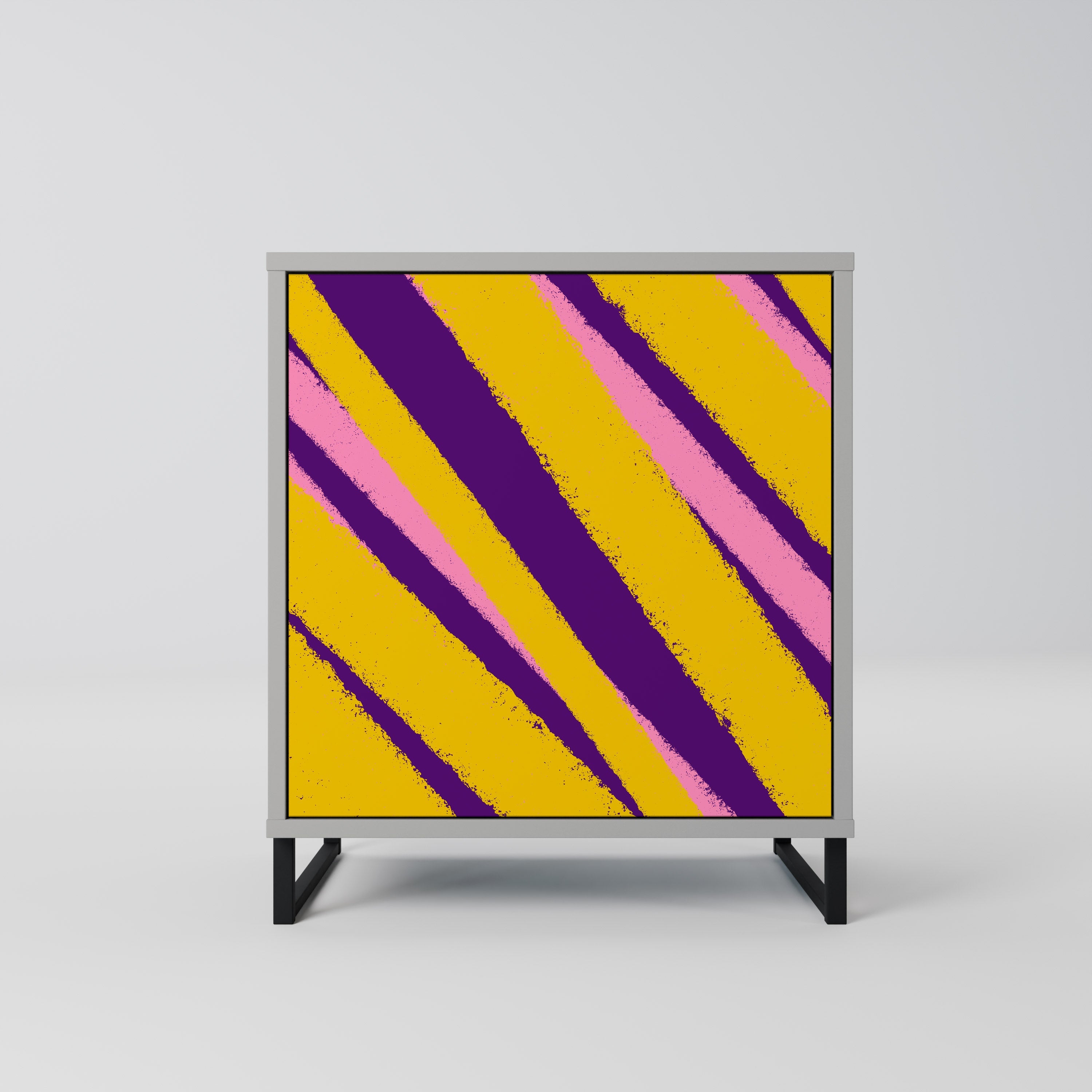 DREAMS COME TRUE Aparador de 1 Porta em Acabamento Cinzento