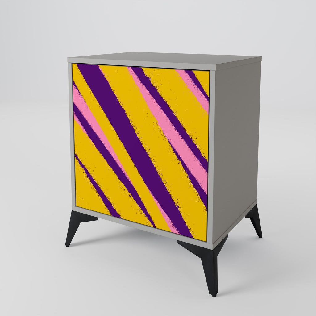 DREAMS COME TRUE Aparador de 1 Porta em Acabamento Cinzento