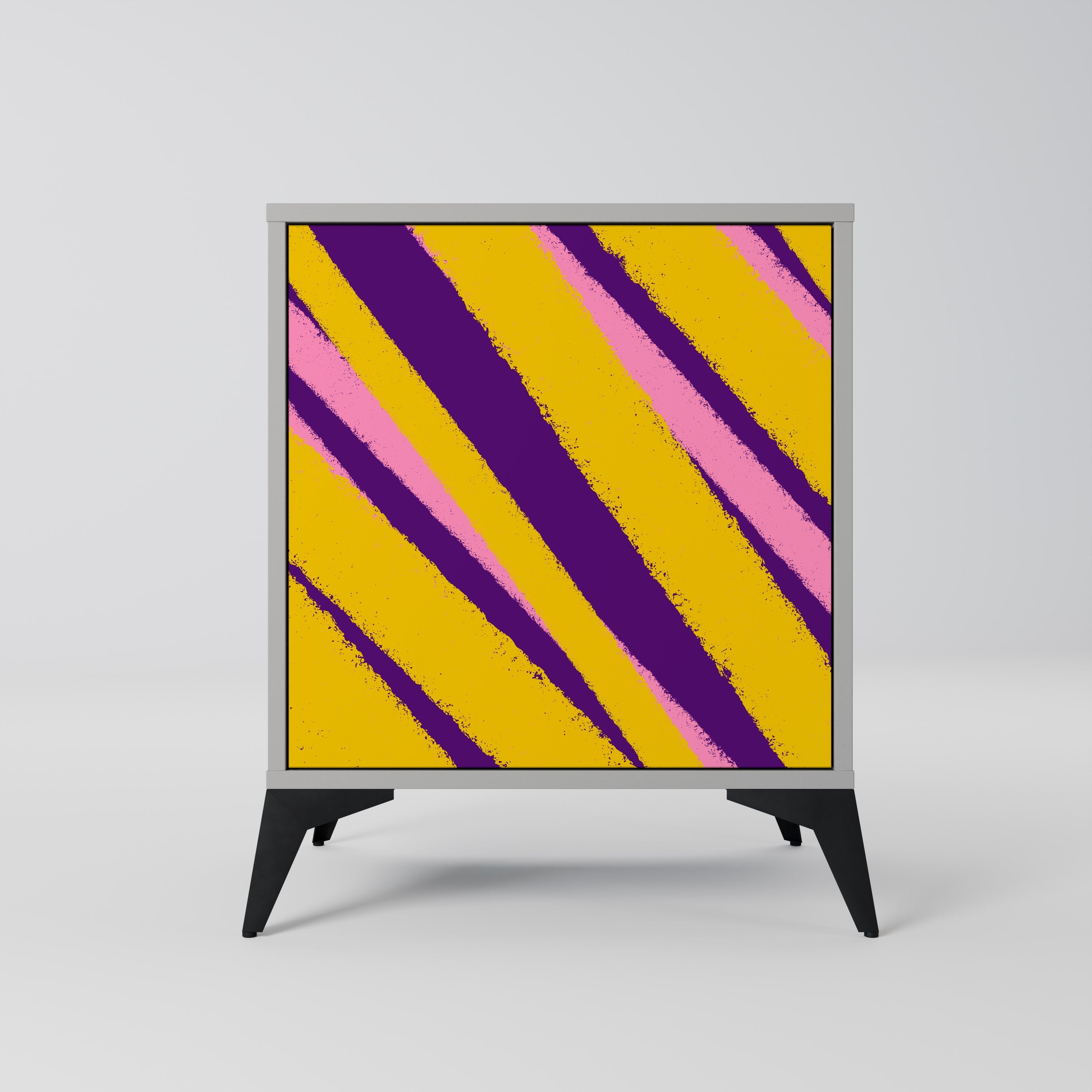 DREAMS COME TRUE Aparador de 1 Porta em Acabamento Cinzento