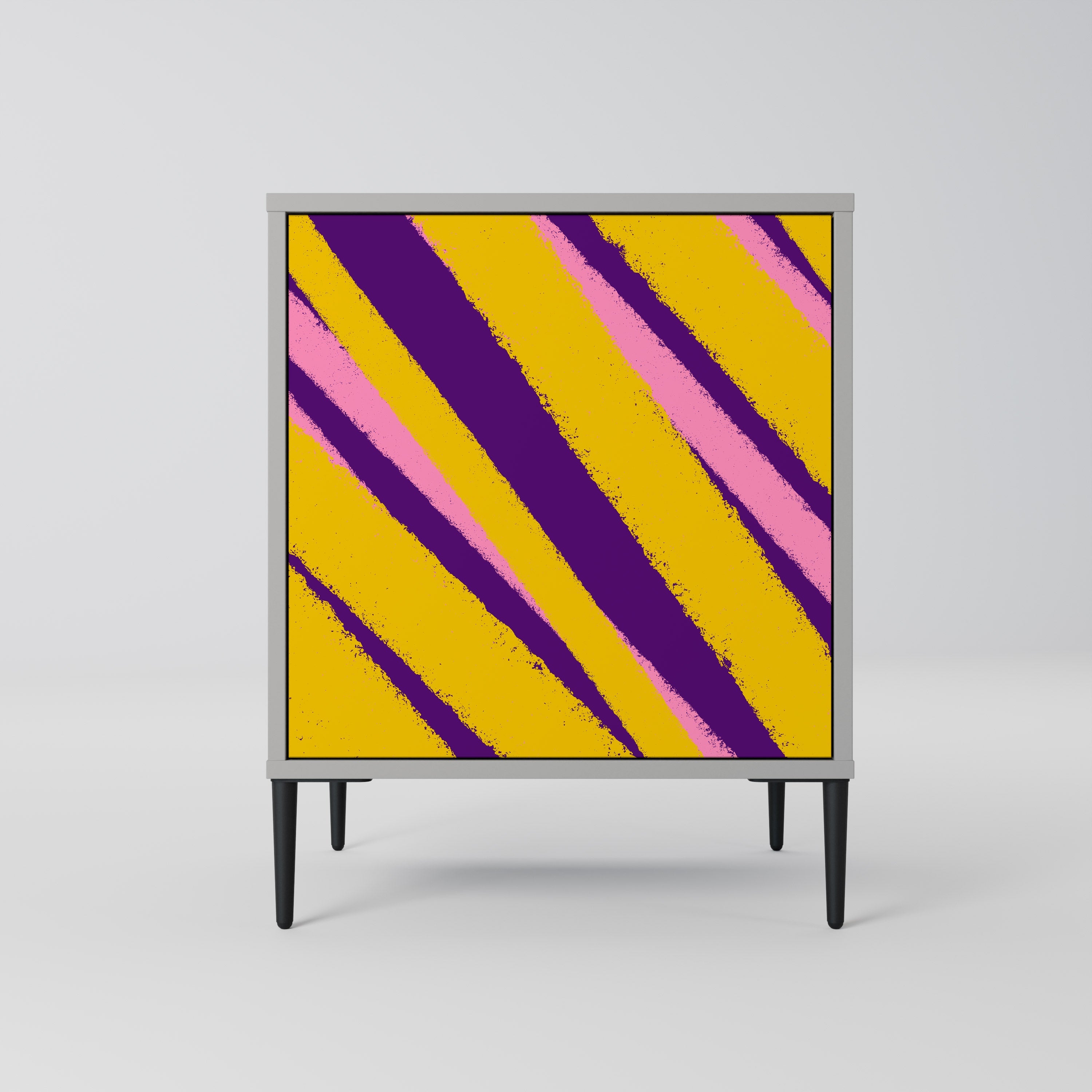 DREAMS COME TRUE Aparador de 1 Porta em Acabamento Cinzento