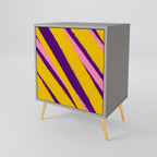 DREAMS COME TRUE Aparador de 1 Porta em Acabamento Cinzento