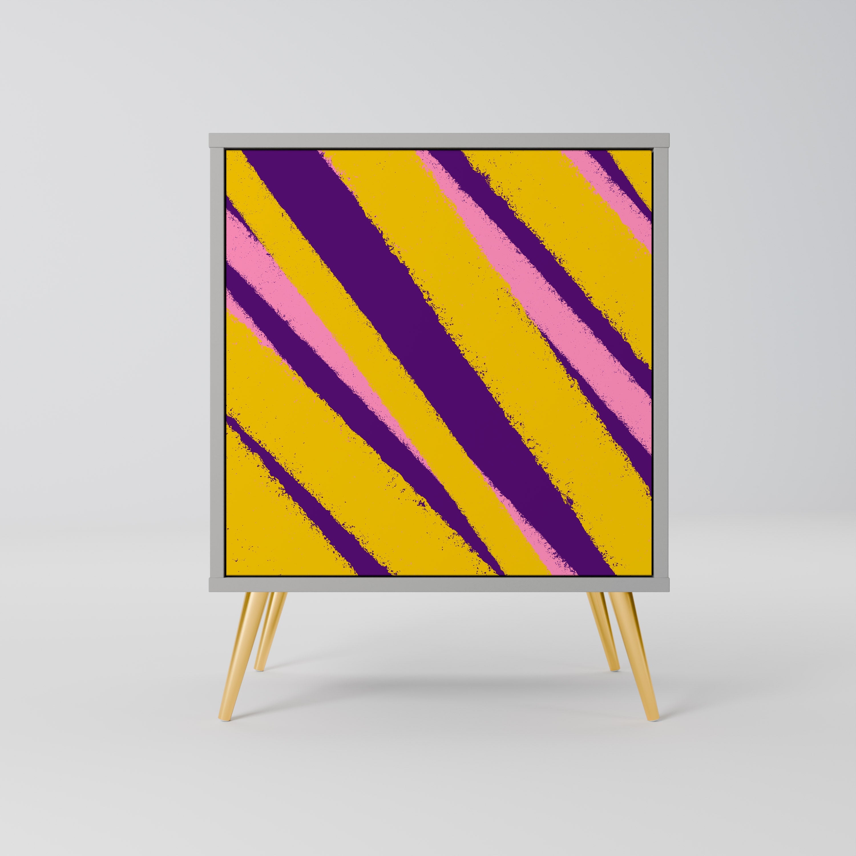 DREAMS COME TRUE Aparador de 1 Porta em Acabamento Cinzento