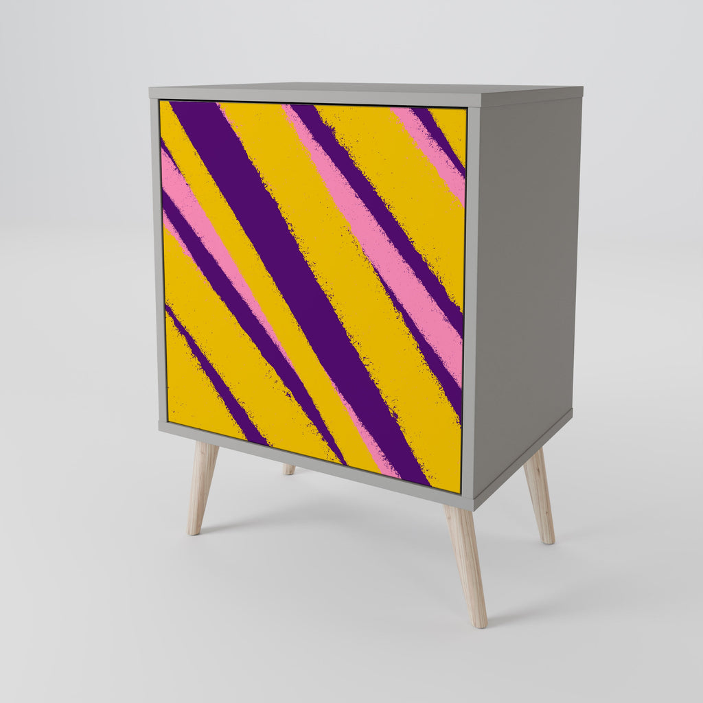 DREAMS COME TRUE Aparador de 1 Porta em Acabamento Cinzento