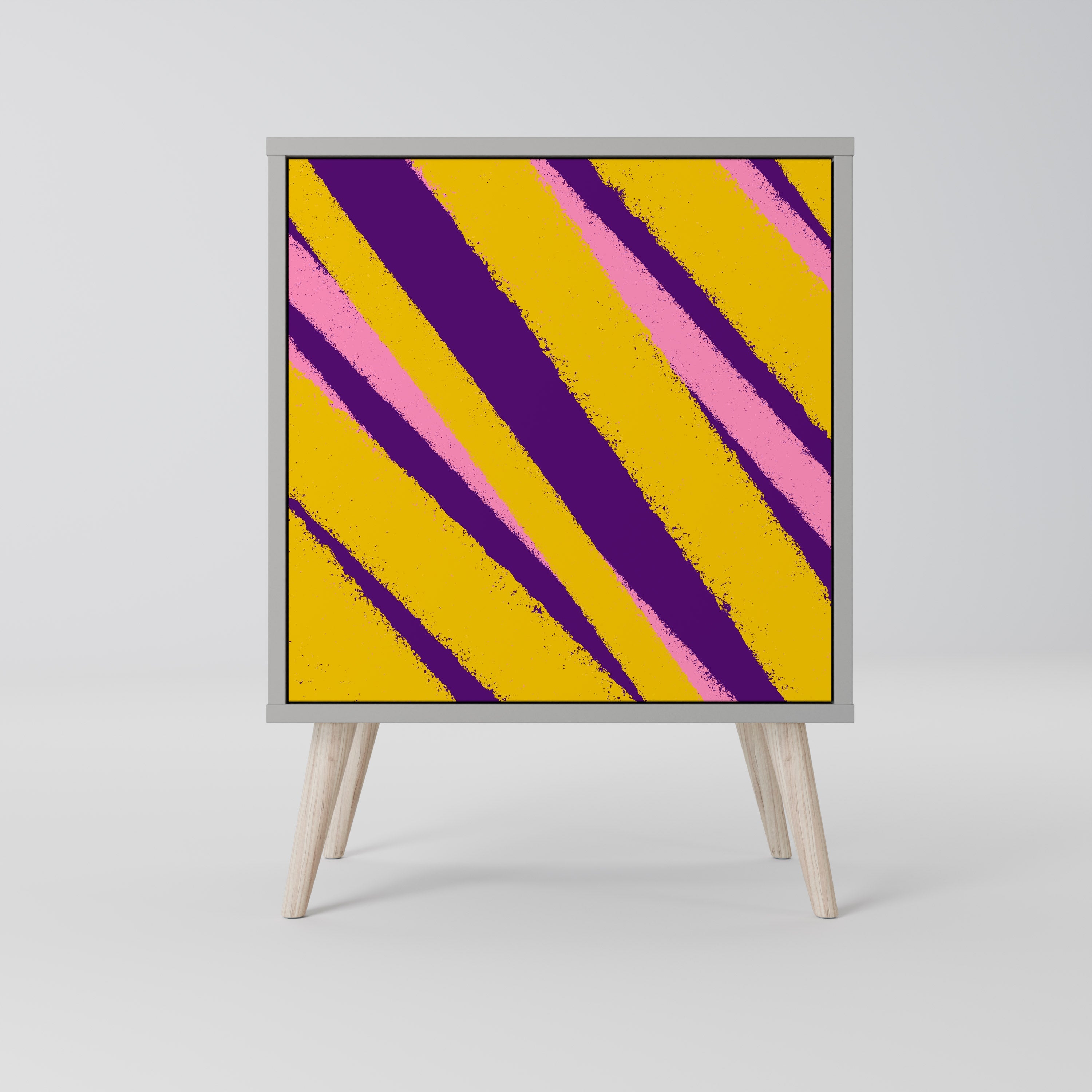 DREAMS COME TRUE Aparador de 1 Porta em Acabamento Cinzento