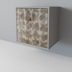 SLIGHTLY BLURRED Aparador de 1 Porta em Acabamento Cinzento