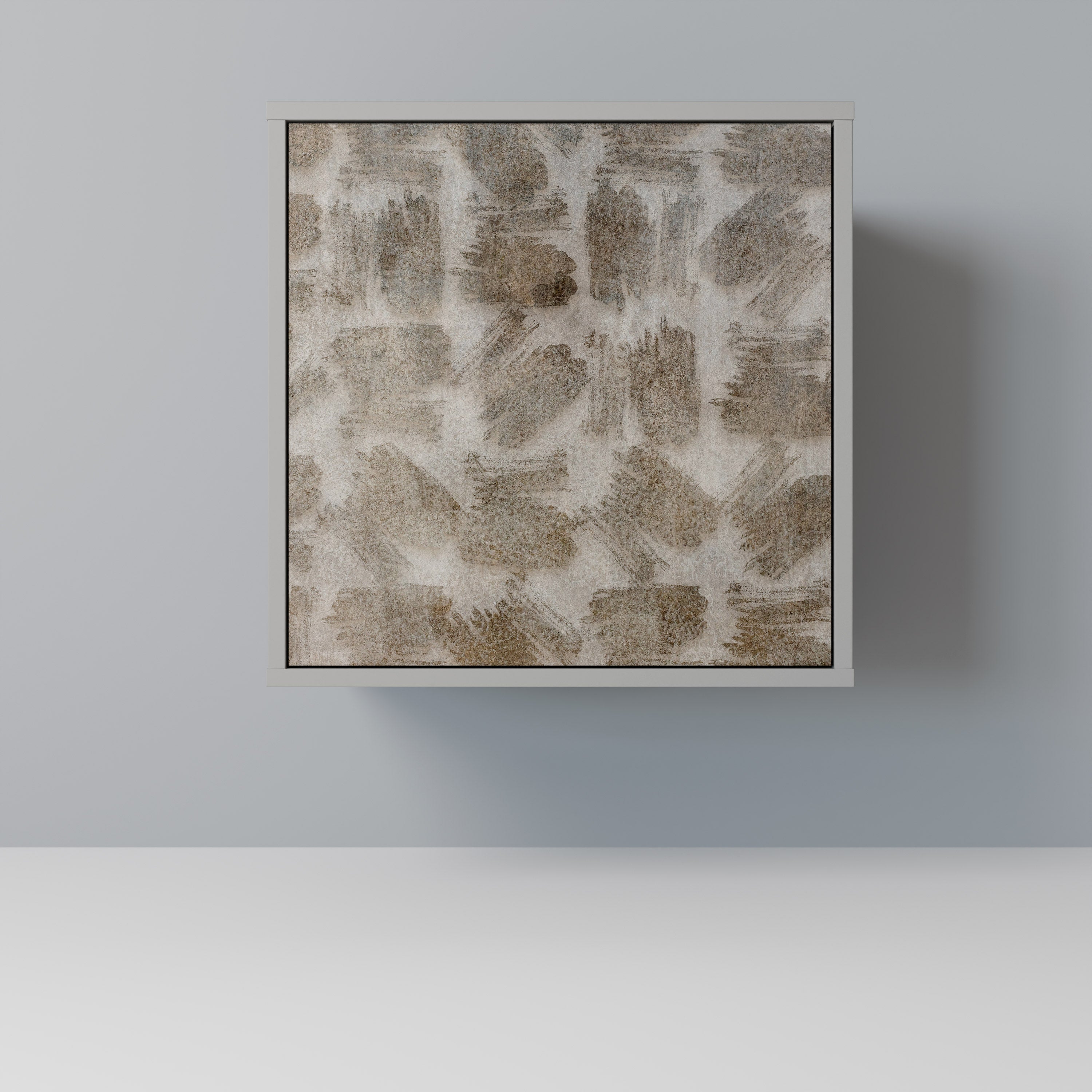 SLIGHTLY BLURRED Aparador de 1 Porta em Acabamento Cinzento