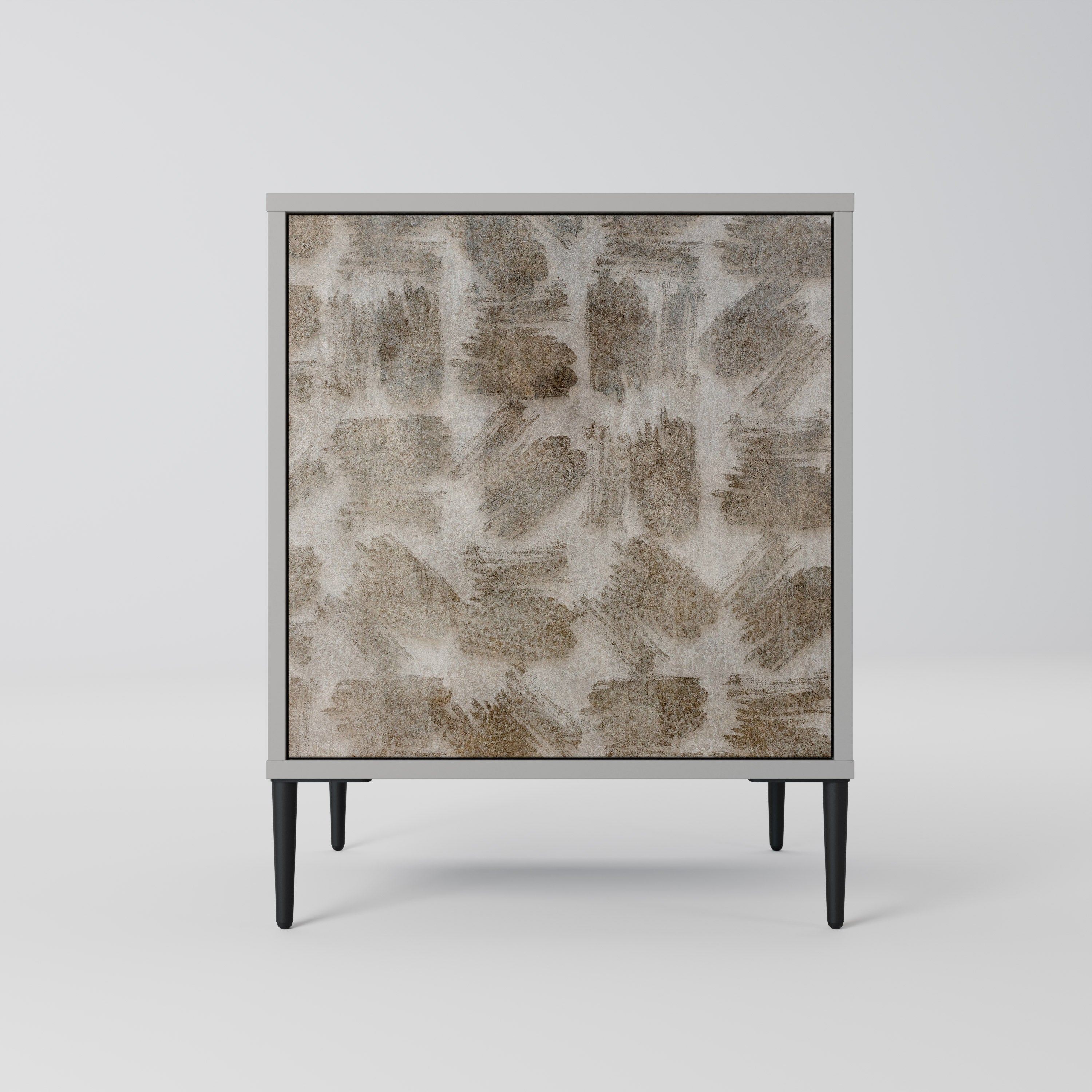 SLIGHTLY BLURRED Aparador de 1 Porta em Acabamento Cinzento