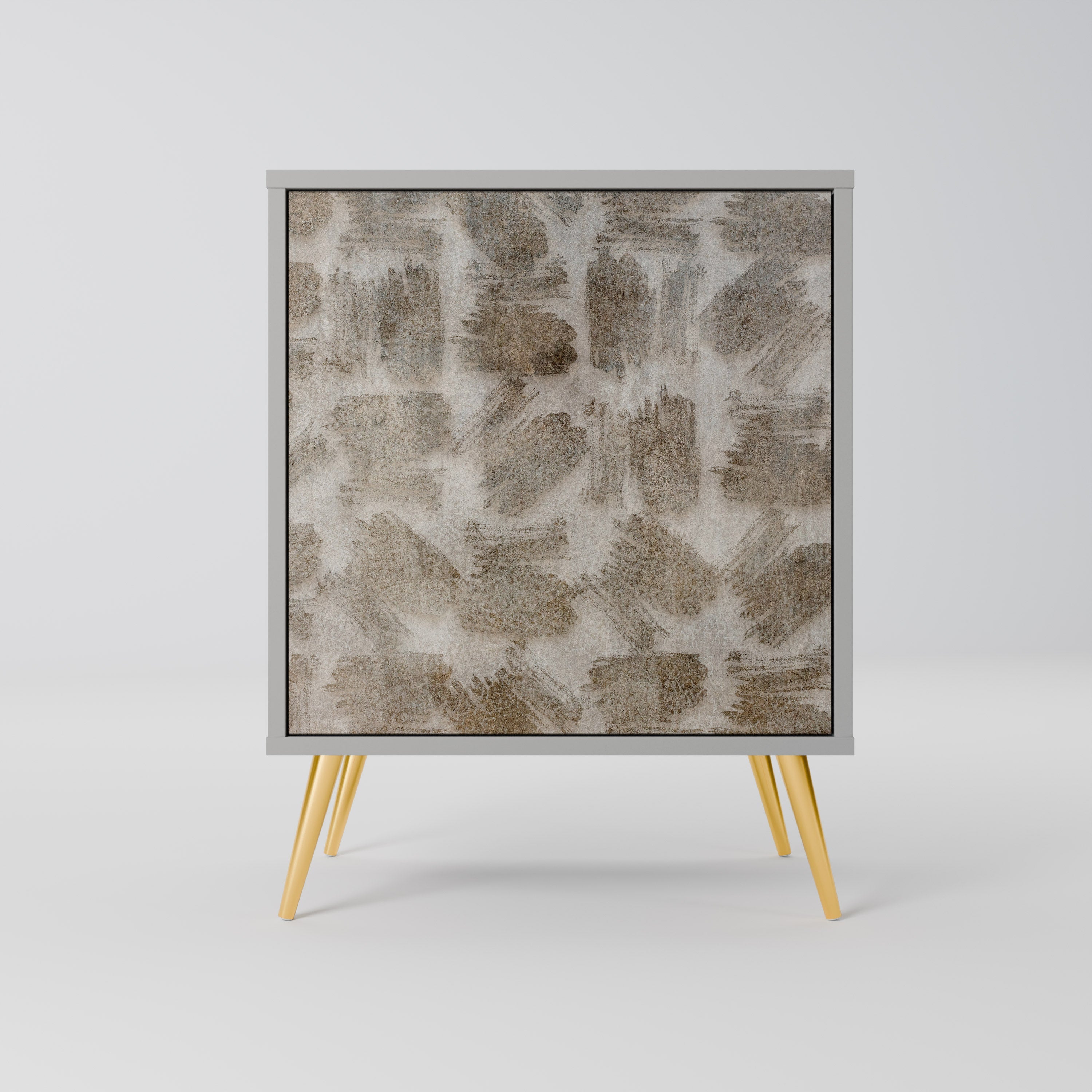 SLIGHTLY BLURRED Aparador de 1 Porta em Acabamento Cinzento