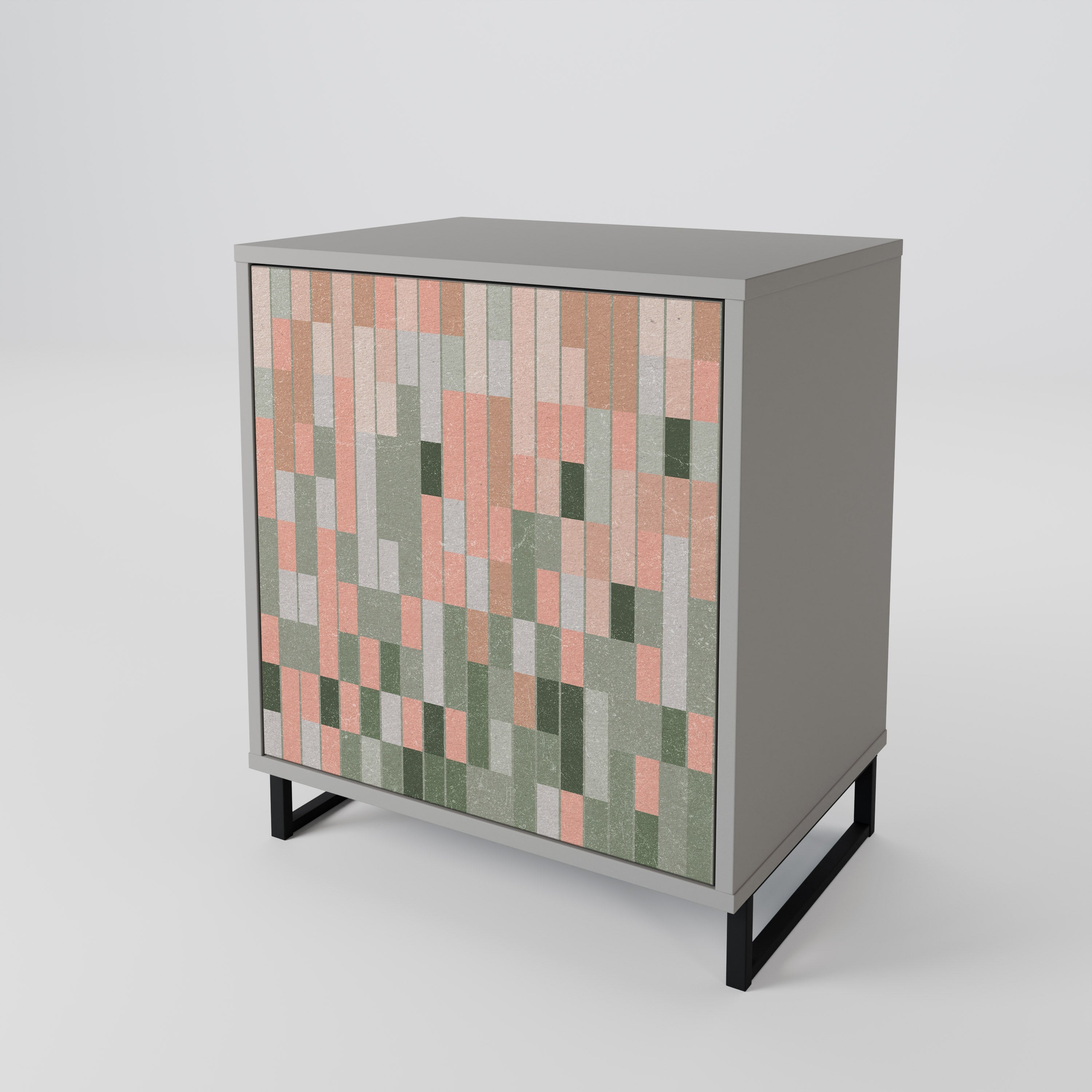 BUILDING THE FUTURE 1-Door Sideboard in Grey Finish