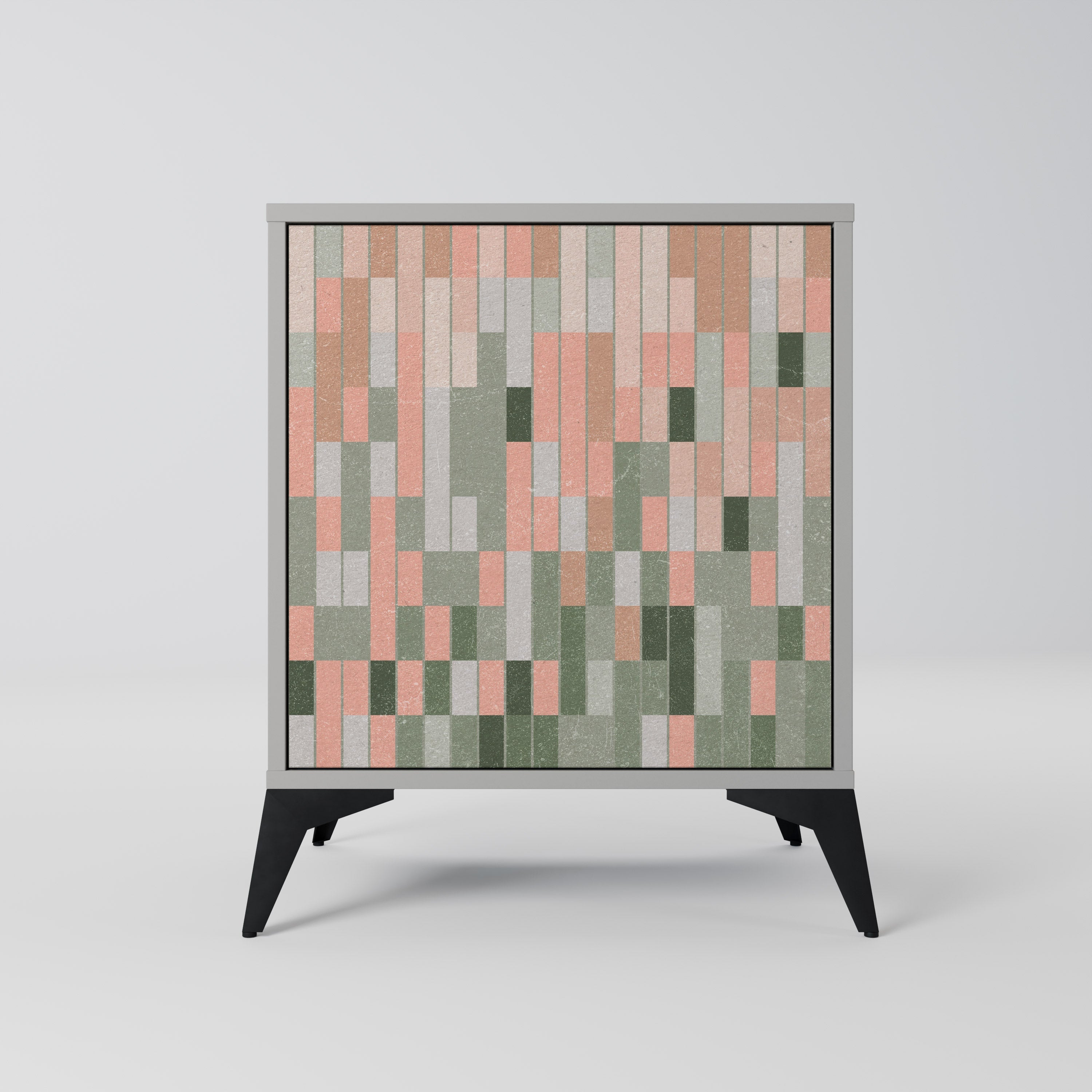 BUILDING THE FUTURE Aparador de 1 Porta em Acabamento Cinzento