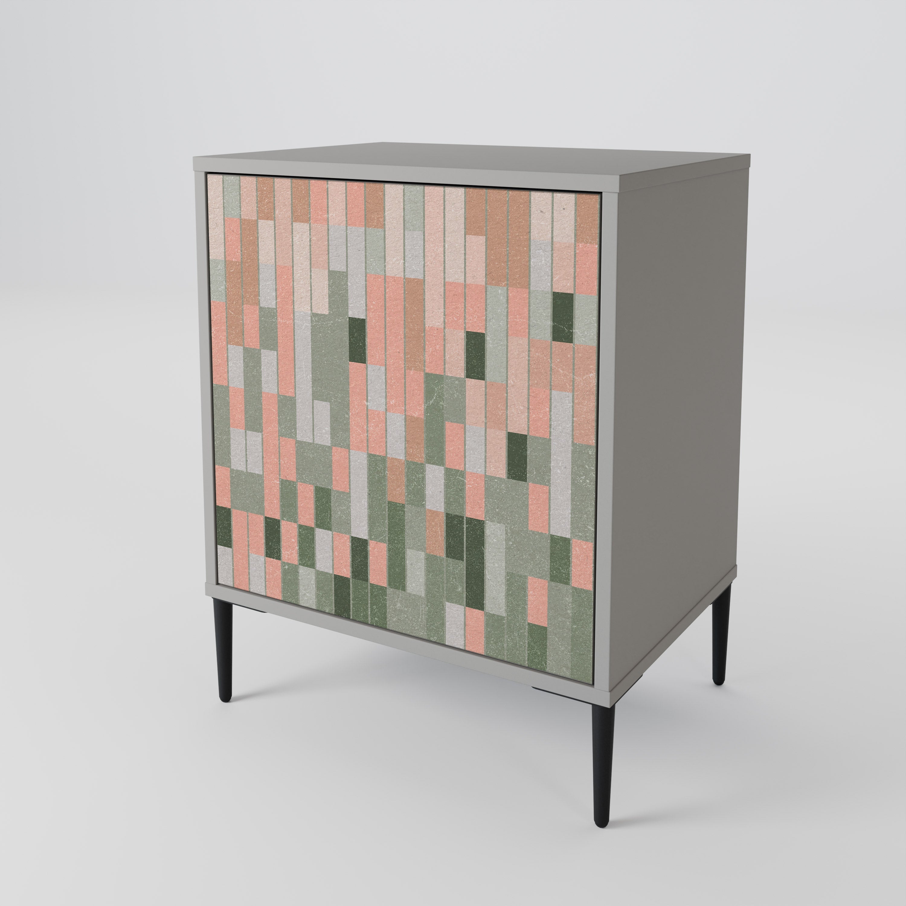 BUILDING THE FUTURE Aparador de 1 Porta em Acabamento Cinzento