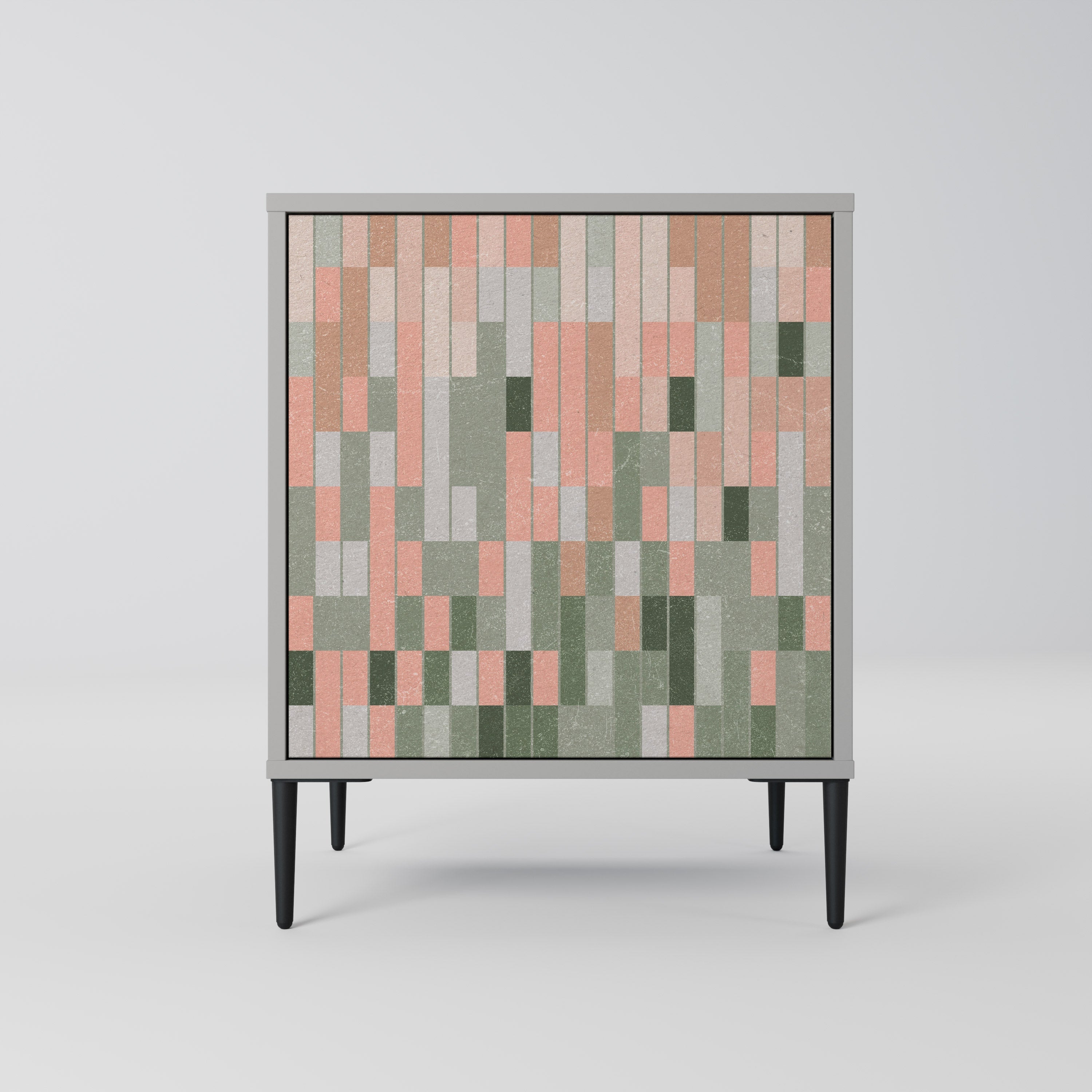 BUILDING THE FUTURE Aparador de 1 Porta em Acabamento Cinzento