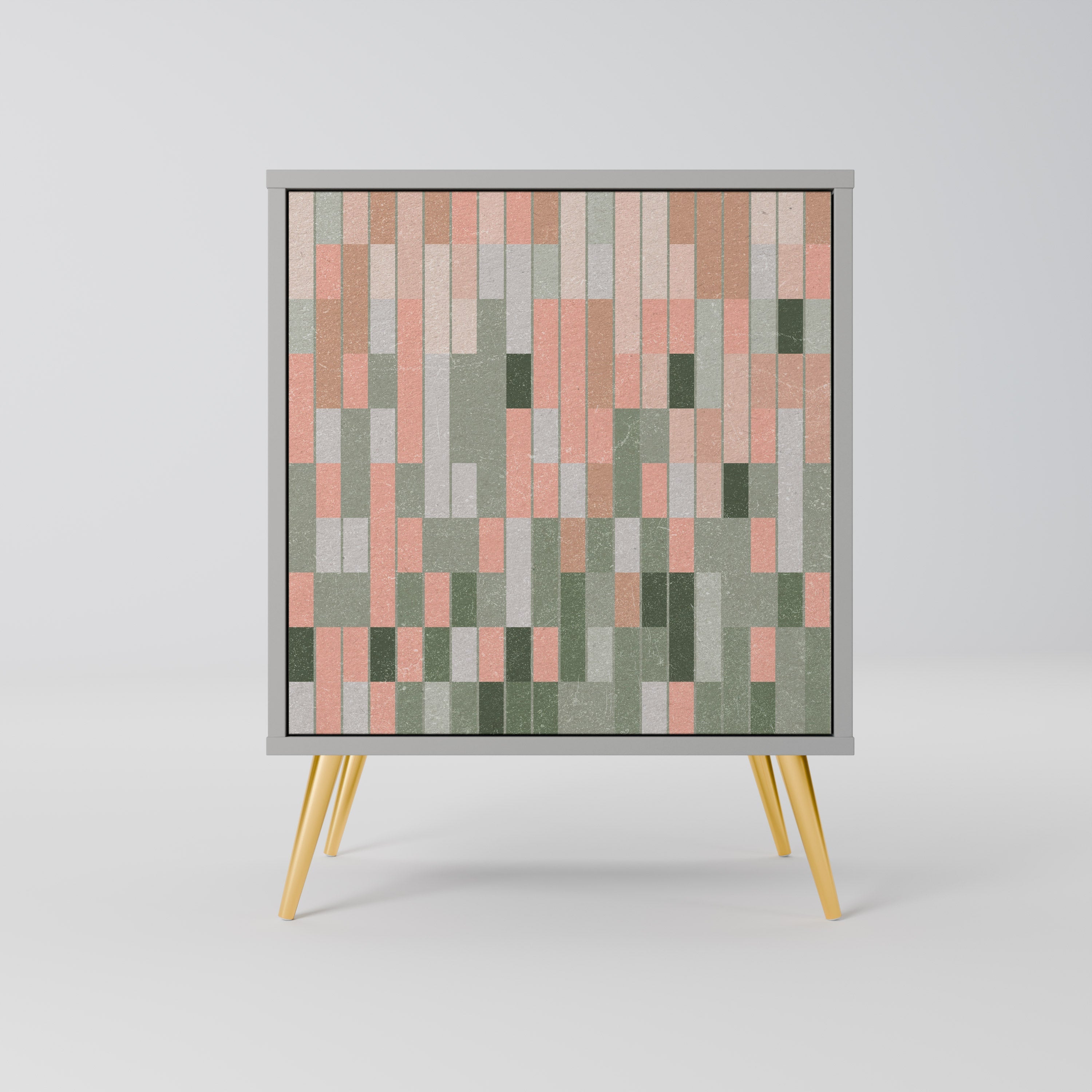 BUILDING THE FUTURE Aparador de 1 Porta em Acabamento Cinzento