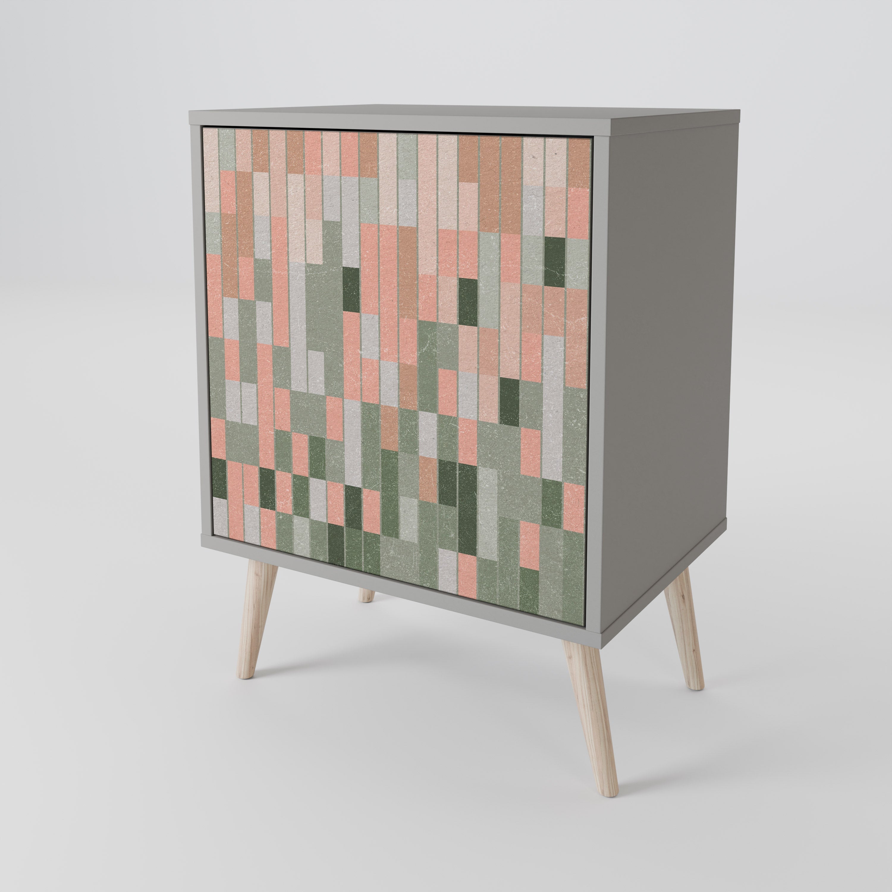 BUILDING THE FUTURE Aparador de 1 Porta em Acabamento Cinzento