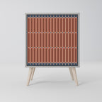 HYPNOTIC GATE Aparador de 1 Porta em Acabamento Cinzento