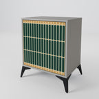 ILUSION GATE 1-Door Sideboard in Grey Finish