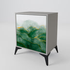 EXPENSIVE NATURE Aparador de 1 Porta em Acabamento Cinzento