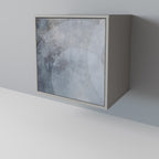 MUTED ARC Aparador de 1 Porta em Acabamento Cinzento