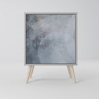 MUTED ARC Aparador de 1 Porta em Acabamento Cinzento