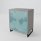 SKY WASH 1-Door Sideboard in Grey Finish
