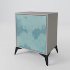 SKY WASH 1-Door Sideboard in Grey Finish
