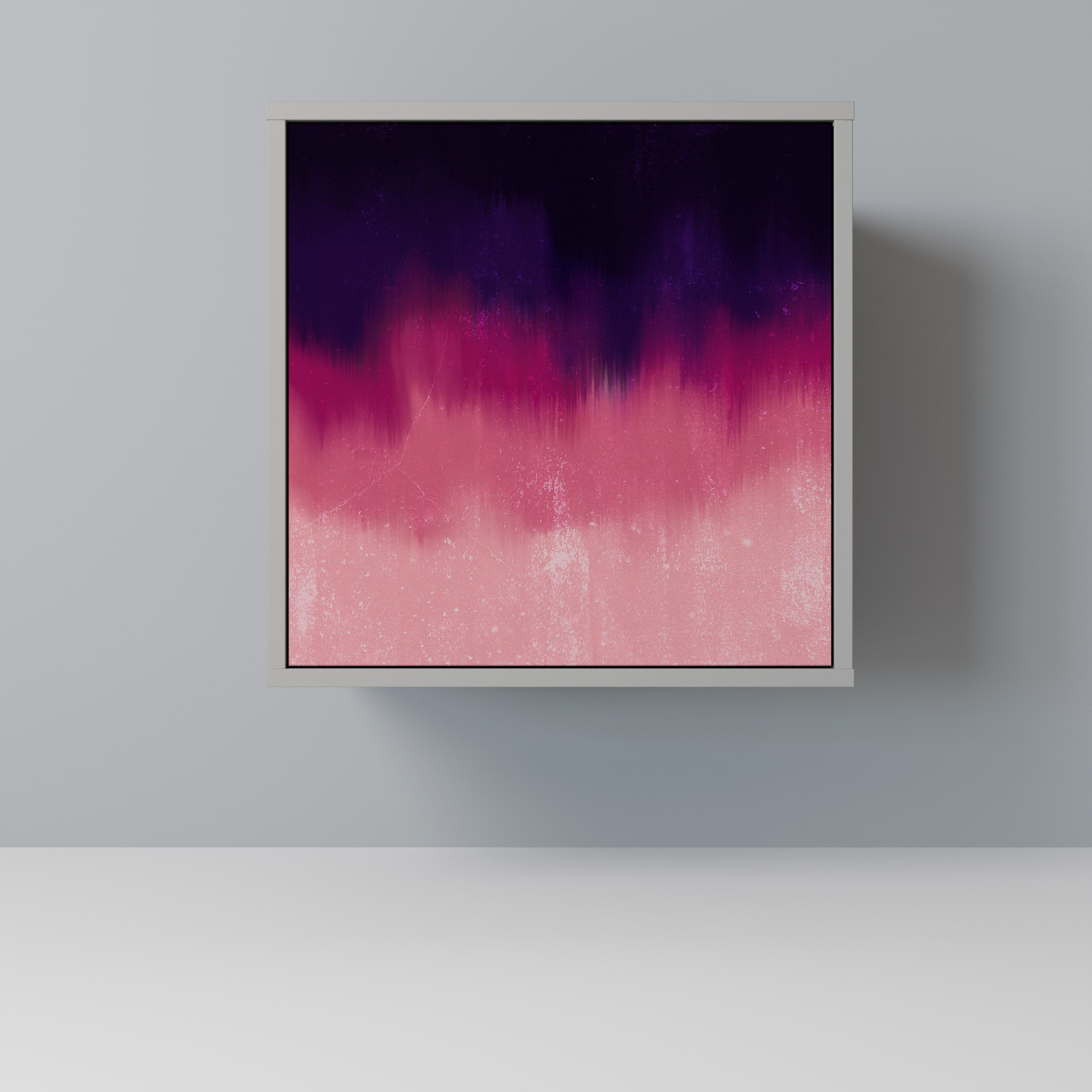 AURORA BOREALIS 1-Door Sideboard in Grey Finish