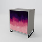 AURORA BOREALIS 1-Door Sideboard in Grey Finish