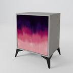 AURORA BOREALIS 1-Door Sideboard in Grey Finish