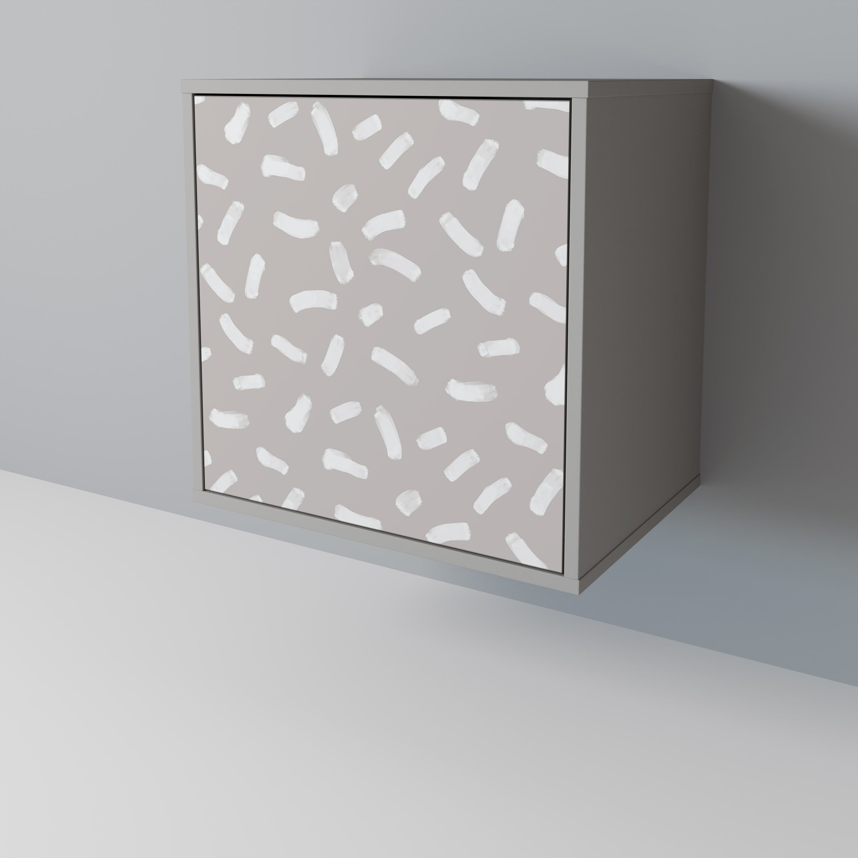 PASSING SECONDS 1-Door Sideboard in Grey Finish