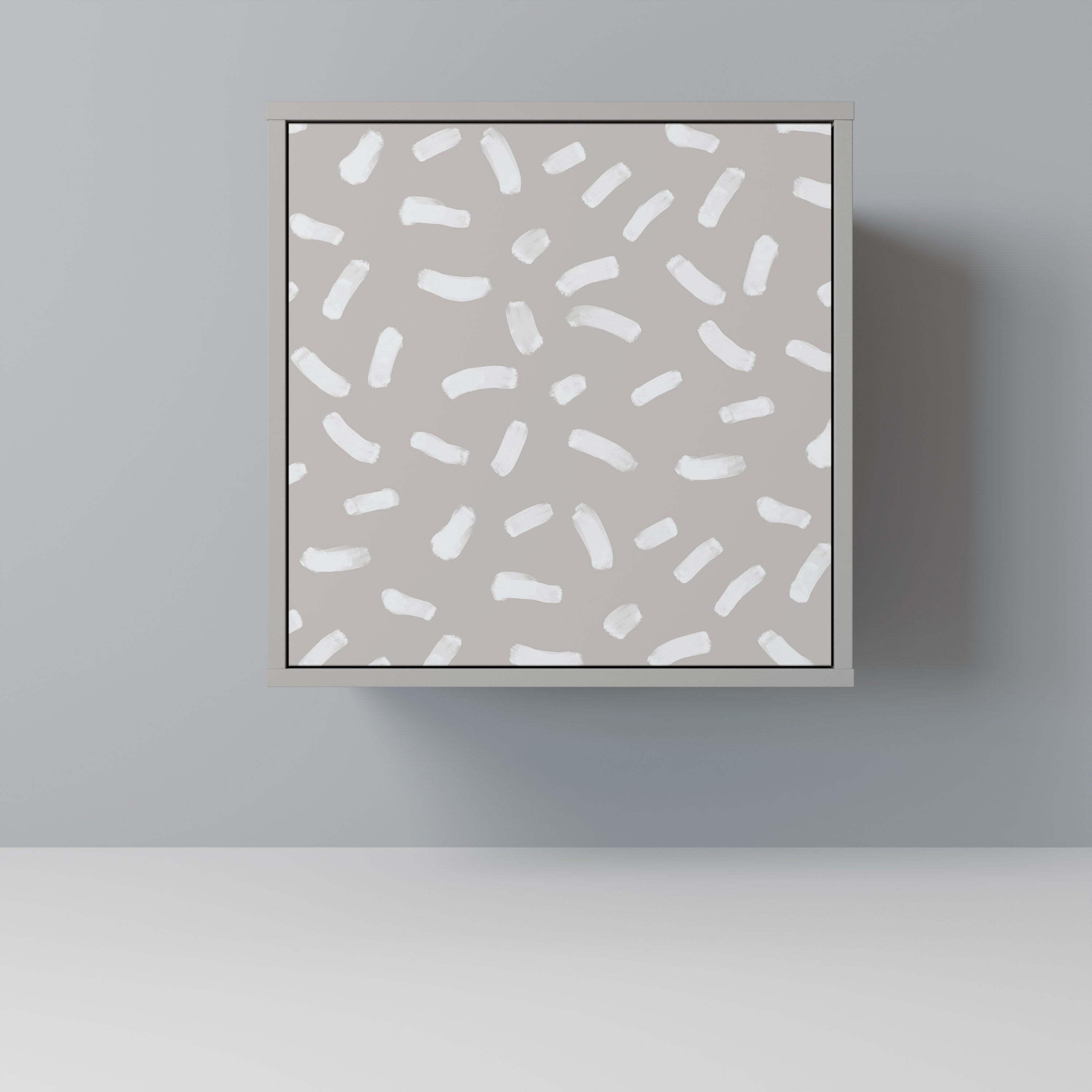 PASSING SECONDS 1-Door Sideboard in Grey Finish