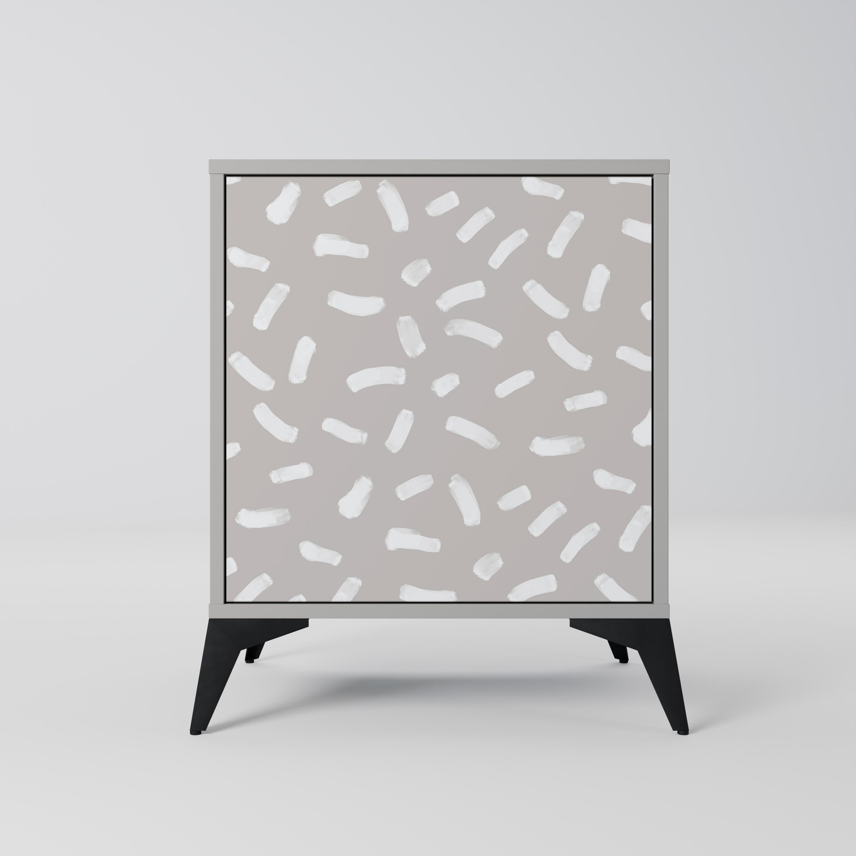 PASSING SECONDS 1-Door Sideboard in Grey Finish