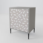 PASSING SECONDS 1-Door Sideboard in Grey Finish