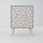 PASSING SECONDS 1-Door Sideboard in Grey Finish