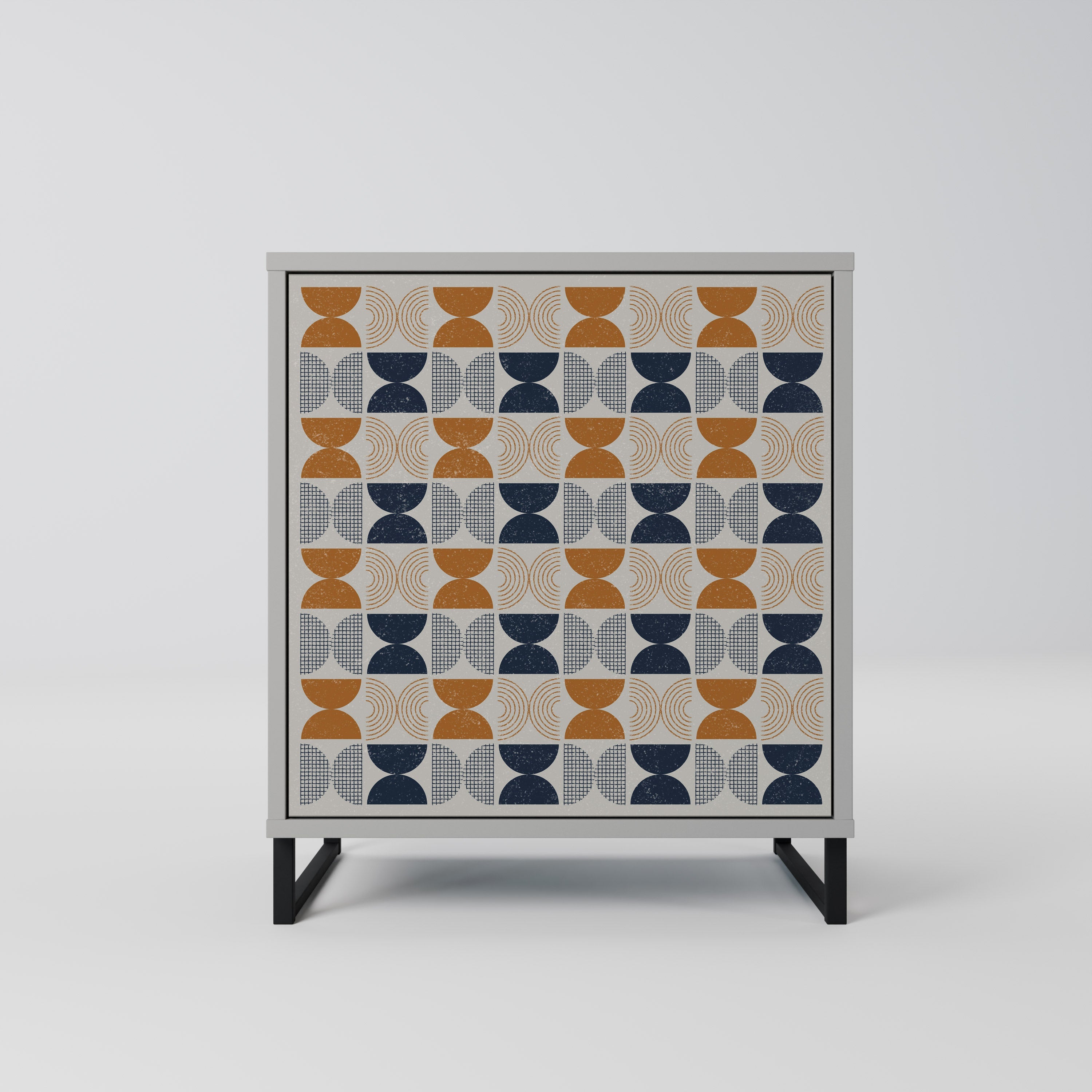 REFLECTION RANGE 1-Door Sideboard in Grey Finish