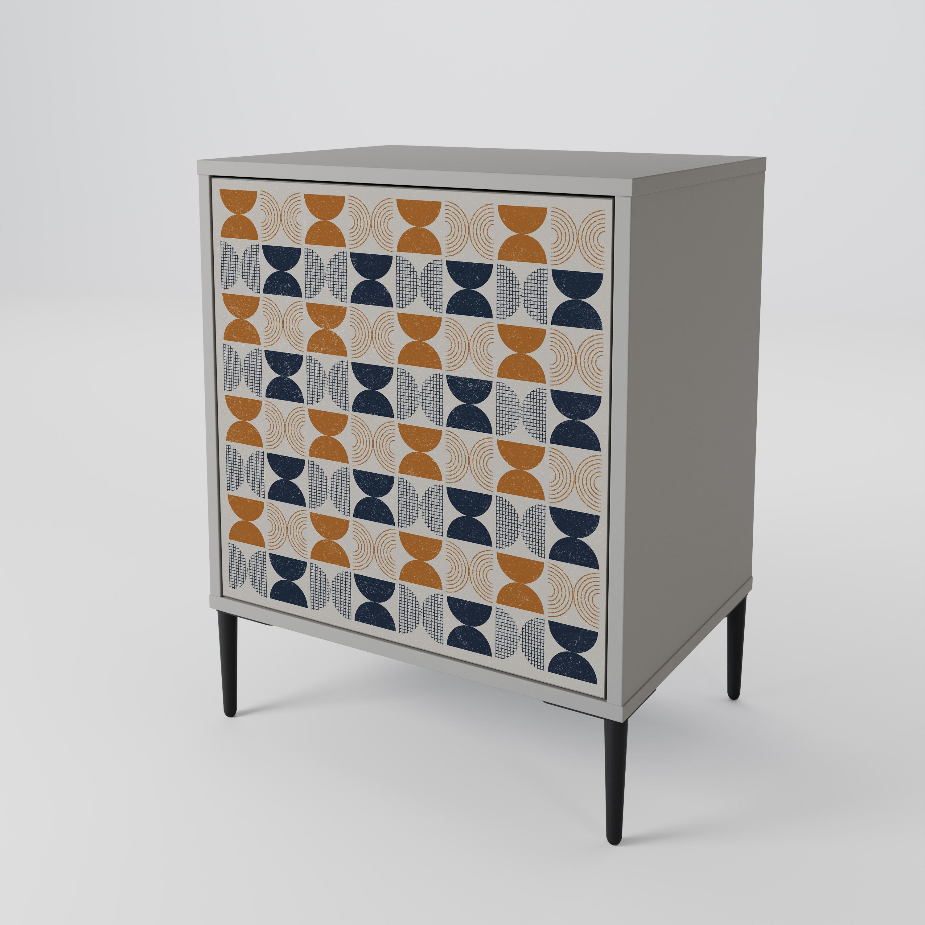 REFLECTION RANGE 1-Door Sideboard in Grey Finish