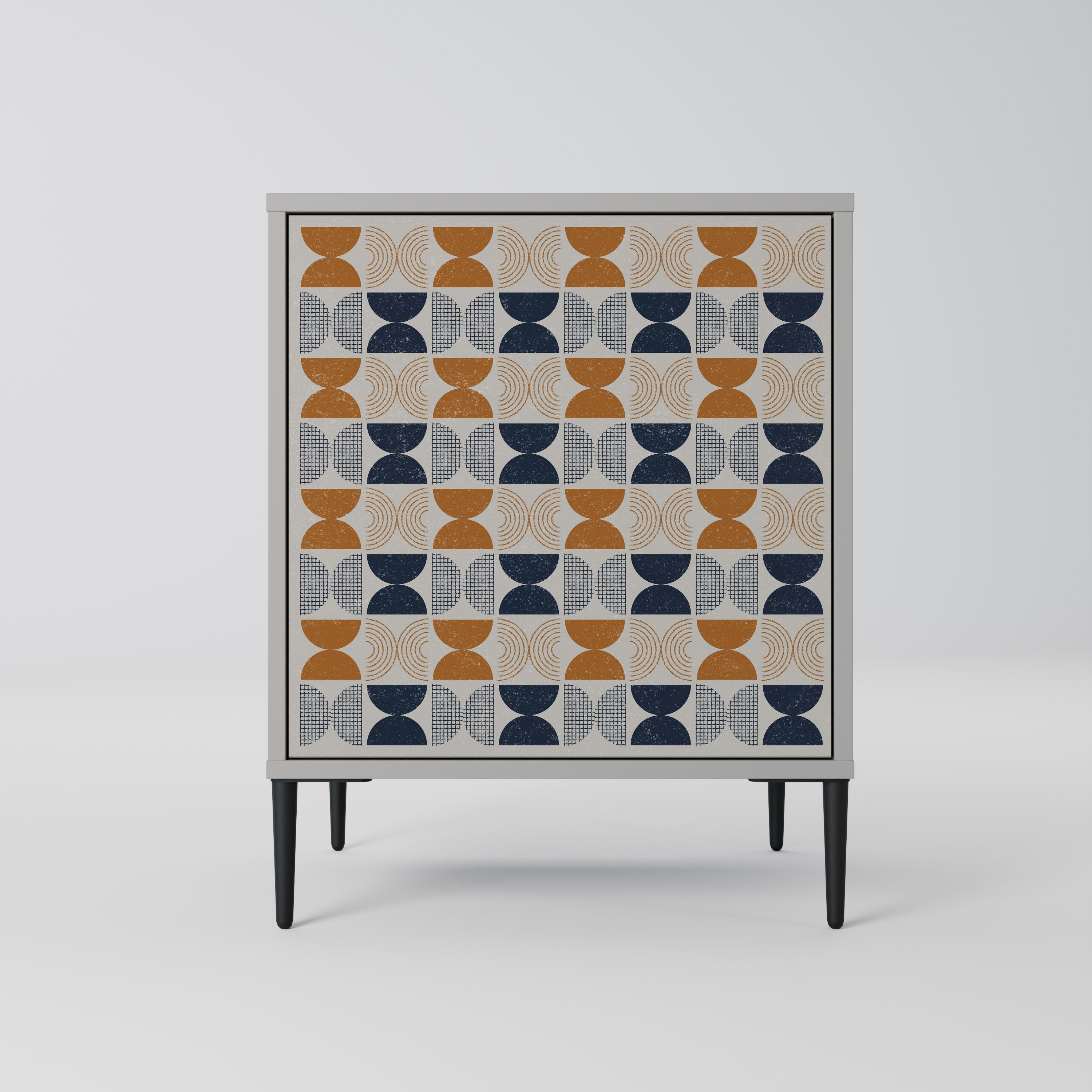 REFLECTION RANGE 1-Door Sideboard in Grey Finish