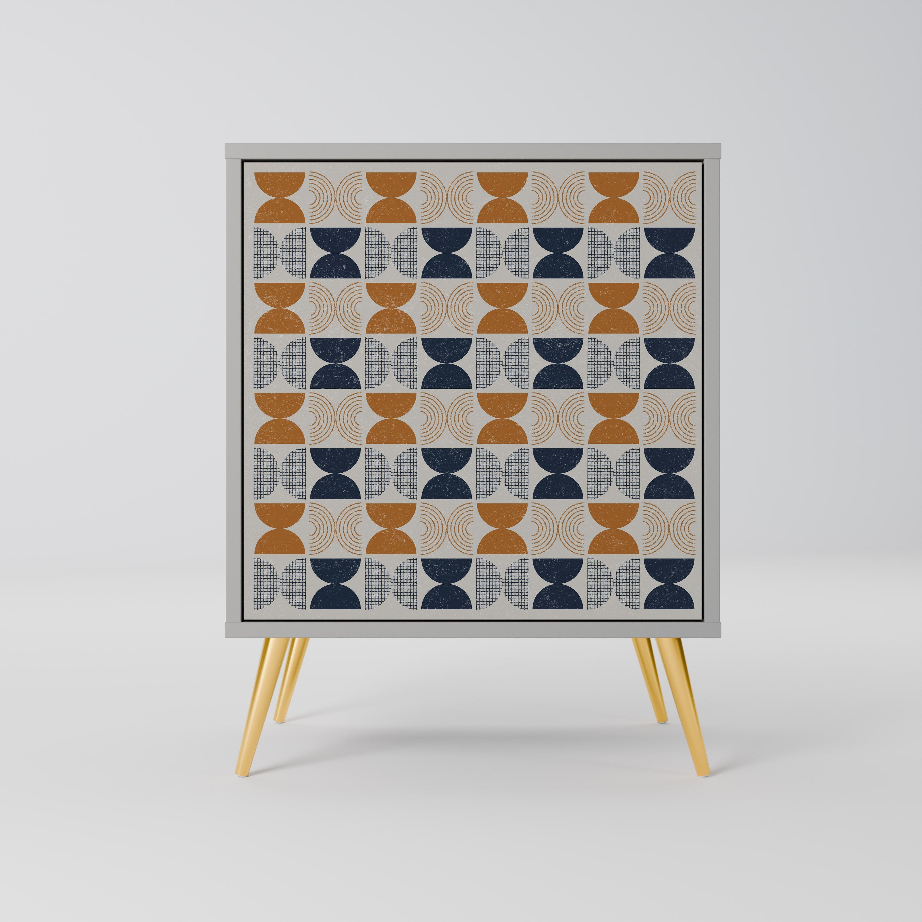 REFLECTION RANGE 1-Door Sideboard in Grey Finish