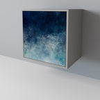 CELESTIAL FALL 1-Door Sideboard in Grey Finish