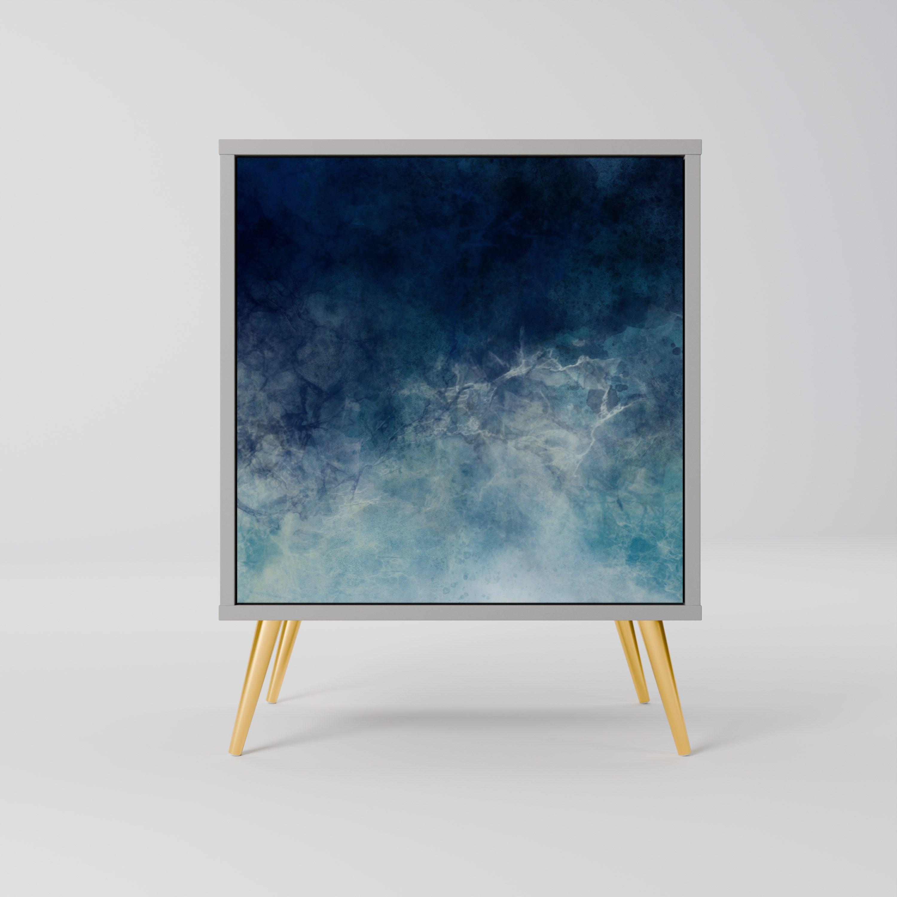 CELESTIAL FALL 1-Door Sideboard in Grey Finish