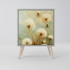 DREAMY MEADOW 1-Door Sideboard in Grey Finish