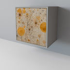 MORNING GLADE Aparador de 1 Porta em Acabamento Cinzento