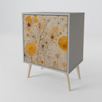 MORNING GLADE Aparador de 1 Porta em Acabamento Cinzento