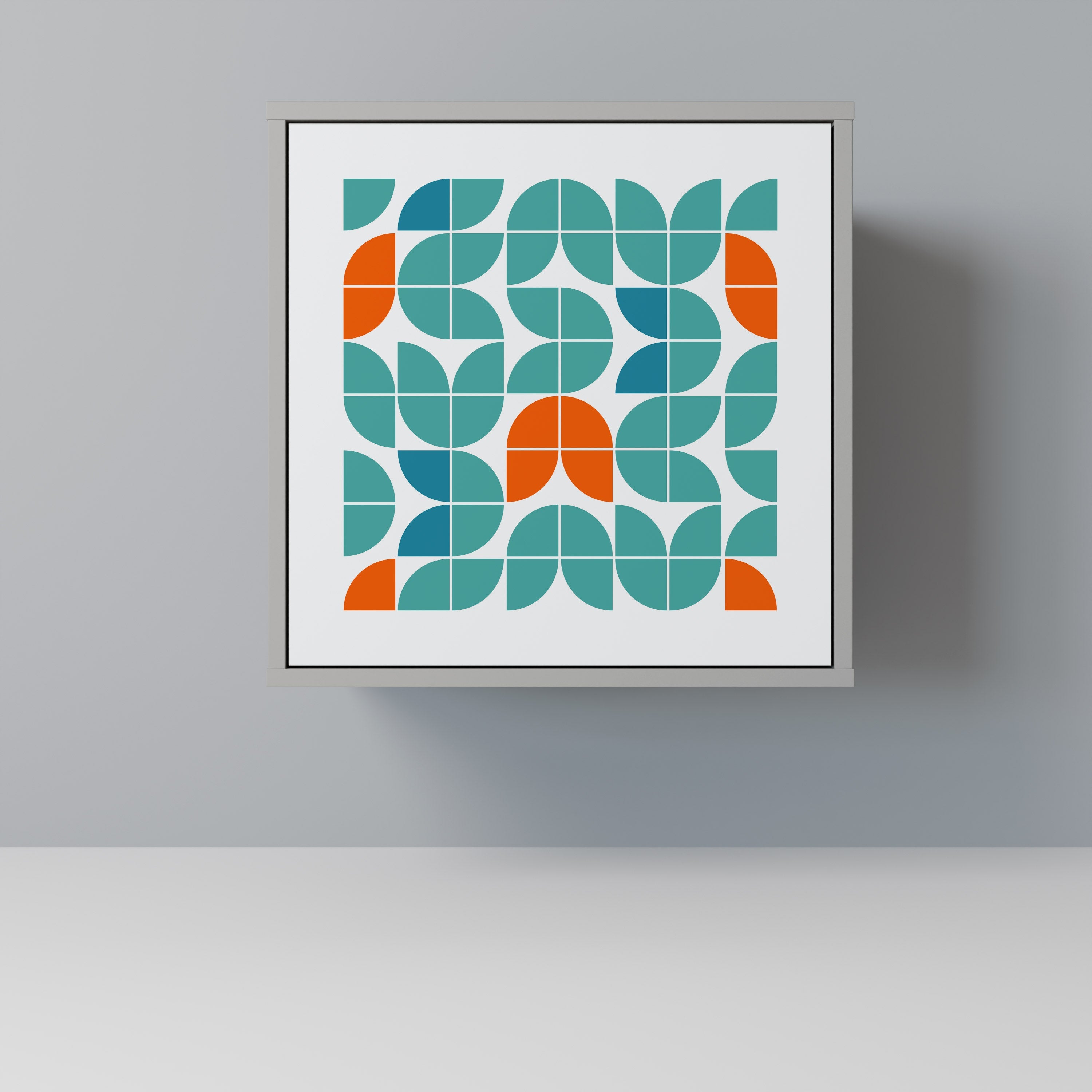 BE THE CHANGE Aparador de 1 Porta em Acabamento Cinzento