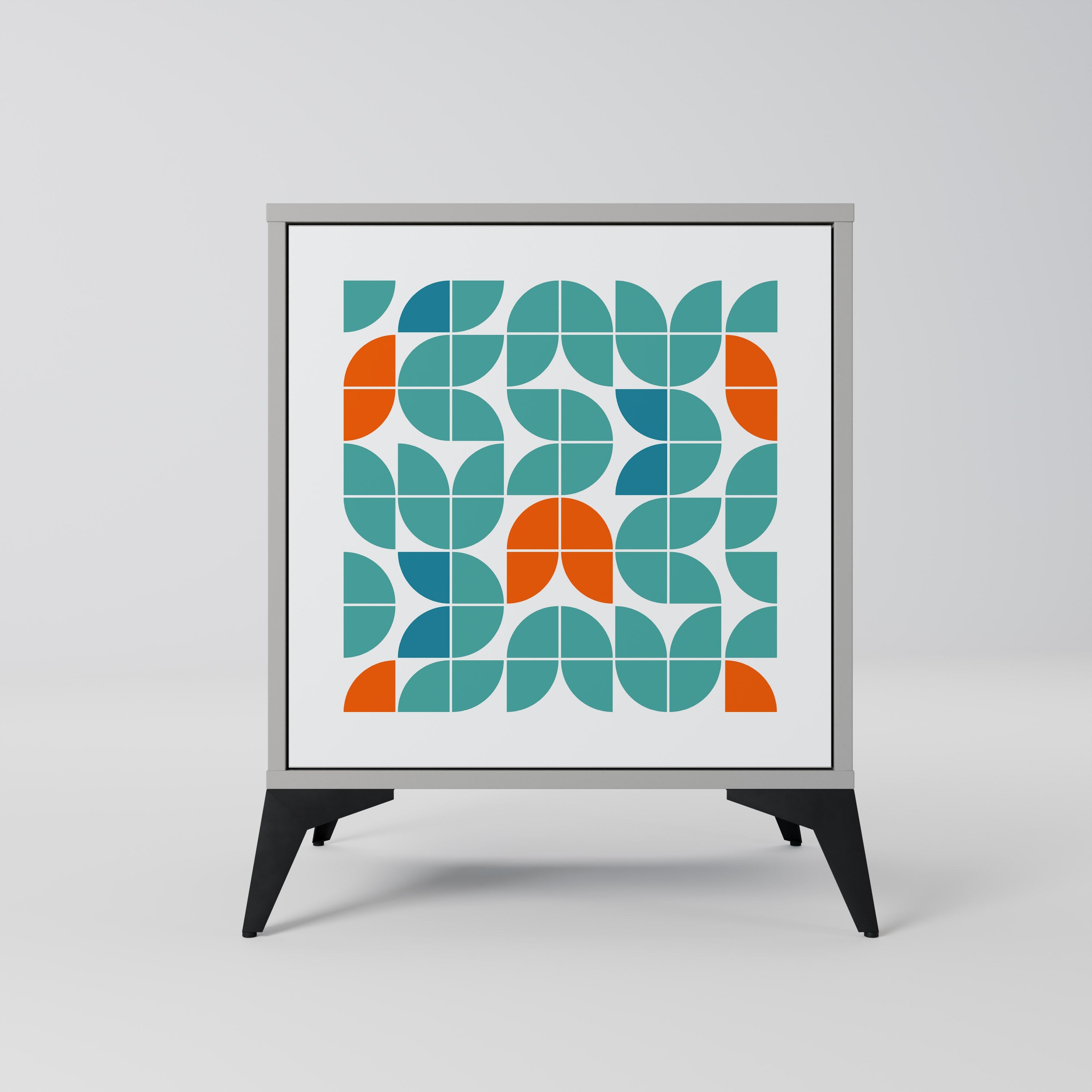 BE THE CHANGE Aparador de 1 Porta em Acabamento Cinzento