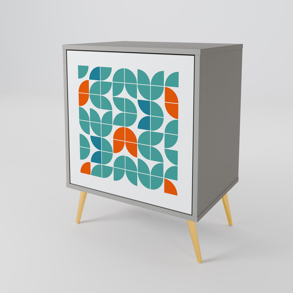 BE THE CHANGE 1-Door Sideboard in Grey Finish