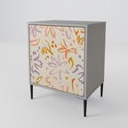 SPRING WHIMSY 1-Door Sideboard in Grey Finish