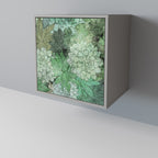 SUCCULENT CLUSTER 1-Door Sideboard in Grey Finish