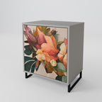 STYLISH BEAUTY Aparador de 1 Porta em Acabamento Cinzento