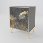 GENTLE POWER 1-Door Sideboard in Grey Finish